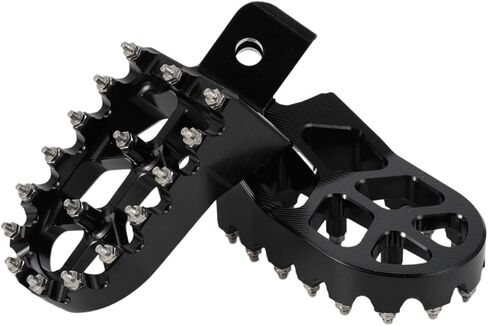 Dirt Bike Foot Pegs Special for HAWK 250,7075 Aluminum CNC Motorcycle Front Rest Pedal for Hawk 250cc/Hawk 250 DLX-Red in Saudi Arabia