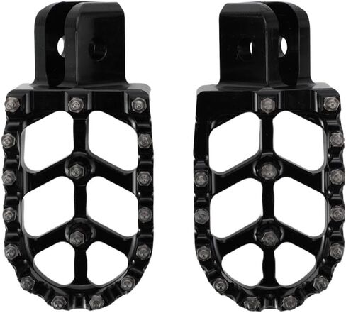 Dirt Bike Foot Pegs Special for HAWK 250,7075 Aluminum CNC Motorcycle Front Rest Pedal for Hawk 250cc/Hawk 250 DLX-Red in Saudi Arabia