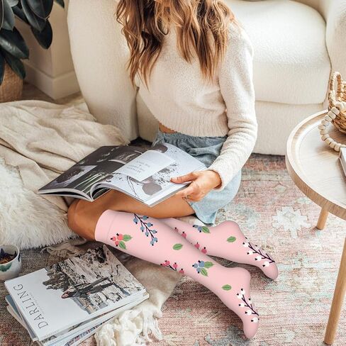 Laite Hebe Compression Socks for Women & Men Circulation(6 pairs)-Graduated Supports Socks for Running, Athletic Sports in Kuwait