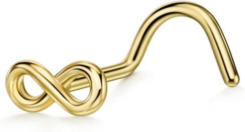 حلقات الأنف 20G 20 غرام 20 مقاييس القوس أنف حلقة قود لا نهائي أنف أنف المسمار الجراحي الفولاذ الأنف للنساء المجوهرات الثقب in Kuwait