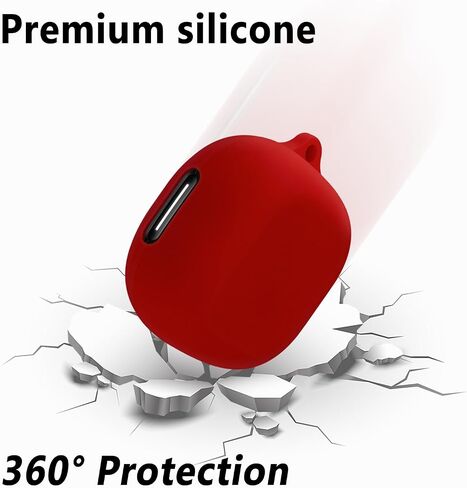 حافظة Geiomoo ناعمة من مادة TPU لهاتف Anker Soundcore P40i، غطاء واقٍ مزود بحلقة تسلق (شفاف) in Kuwait