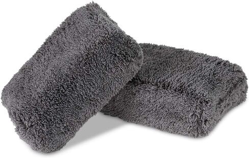 Liquid X Premium Grade Large Plush Microfiber Applicator Pads - 5" x 3" (2 Pack) in Saudi Arabia