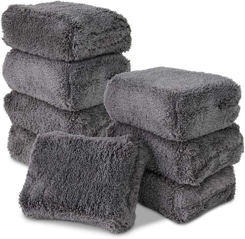 Liquid X Premium Grade Large Plush Microfiber Applicator Pads - 5" x 3" (2 Pack) in Saudi Arabia