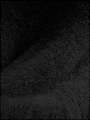 SweatyRocks Women's Faux Fur Sweater Vest Fuzzy V Neck Sleeveless Knit Vest Top in Saudi Arabia
