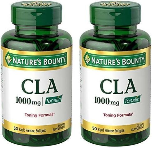 Nature's Bounty Tonalin Pills and Dietary Supplement, Diet and Body Support, 1000 mg, 50 Rapid Release Softgels (Pack of 2) in Saudi Arabia