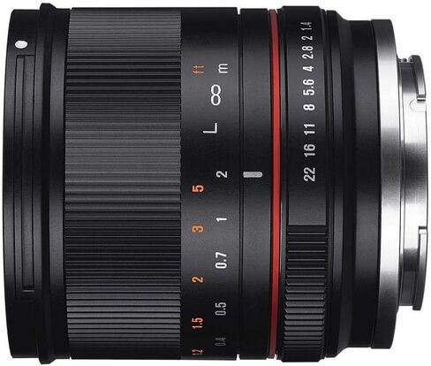 Rokinon RK21M-FX-SIL 21mm F1.4 ED AS UMC High Speed Wide Angle Lens for Fuji (Silver) in Kuwait