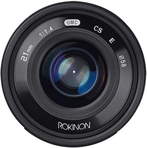 Rokinon RK21M-FX-SIL 21mm F1.4 ED AS UMC High Speed Wide Angle Lens for Fuji (Silver) in Kuwait