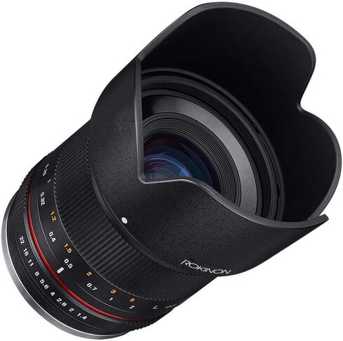 Rokinon RK21M-FX-SIL 21mm F1.4 ED AS UMC High Speed Wide Angle Lens for Fuji (Silver) in Kuwait