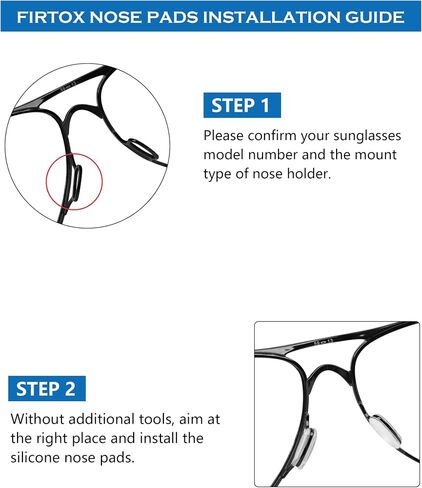استبدال nosepieces منصات الأنف لتلقيح أوكلي OO4079/Holbrook Metal OO4123 ؛ لأرنيت دين AN4205 نظارة شمسية in Kuwait