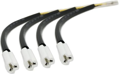 4pcs 22.5cm/8.86in خط نارية للدراجة النارية متوافق مع Yamaha YZF 600 XP500 R1 R6 إشارات الموصل محول مؤشرات Blinker سلك سلك (4pcs) in Kuwait