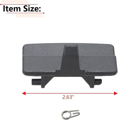 RLB-HILON Center Console Latch Compatible with Ford F150 2010 2011 2012 2013 2014 2015 2016 2017 2018 Year, for BL34-18672A66, Gray Color in Saudi Arabia