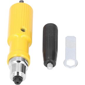 Rivet Adapter Rivet Attachment Cordless Drill Tool Drill Rivet Tool Electric Rivet GunAdapter Hand Power Tool Accessories Yellow