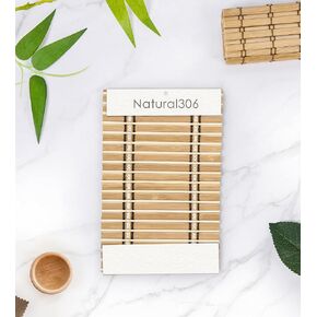 Lazblinds Cordless Bamboo Roman Shades ، Firming Filtering Strims للنوافذ الداخلية ، الستائر والظلال من الخيزران للخصوص
