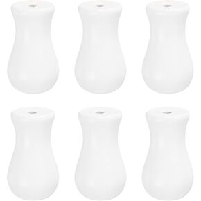 uxcell 6Pcs Cord Knobs, 32mm Window Blind Tassels Wooden Pull Cord Tassel Drops Pull End Pendant for Window Blinds Shade Curtain, White