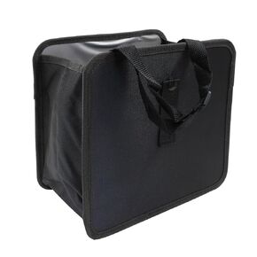 Foldable Car Trash Can, 8.97 x 8.97 x 5.5 inch Foldable Hanging Car Trash Bag,Multifunctional Car Storage Bag, Automotive Interior Accessories for Car (Black,Small)