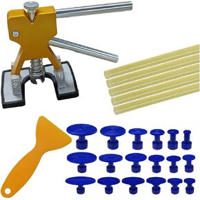 25pcs Car Dent Puller Kit ، أدوات إصلاح Dent Car Body ، مجتذب أدوات إصلاح طلاء Dent Buff