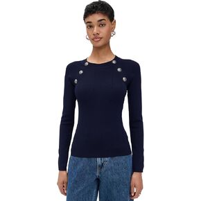 L'Agence Women's Gretchen Button Pullover