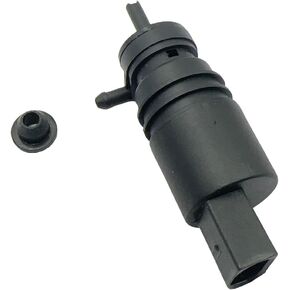 Windshield Washer Pump with Grommet Compatible with BMW E46 M3 M5 X3 X5 Z3 Z4 Z8 Mercedes-Benz E250 E300 E320 E500 E550 E63 AMG Replaces# 67128362154 67128377612 21323-232316B