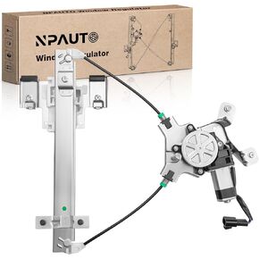 NPAUTO Rear Left Driver Side Power Window Regulator with Motor fit for 07-14 Chevy Tahoe, GMC Yukon, Cadillac Escalade 2007 2008 2009 2010 2011 2012 2013 2014, 741-390
