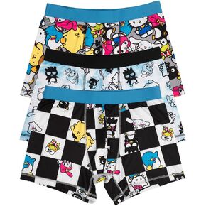 BioWorld Hello Kitty & Friends 3 عبوات من ملاكمة شخصية الرجال