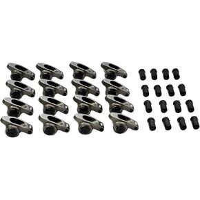 GELUOXI Stainless Steel Roller Rocker Arm Set Replacement for Chevy Small Block SBC 350 7/16" 1.5 Ratio