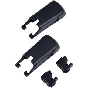 Rldym 2PCS Front Windscreen Wiper Arm Cover Cap Push Clips with 2PCS Buckle W000050335 For Mercedes Benz W176 W205 W213 W246 W447 X253