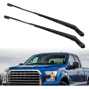 2 PCS Arm Wiper Arm Fits F-150 2015-2020 ، الجانب الأمامي واليسرى استبدال FL3Z-17527-A FL3Z-17526-A