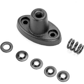 ECOTRIC Sun Visor Repair Bracket Kit Replacement for 924-531 Compatible with 1998-2002 Jeep Wrangler Aluminum Bracket