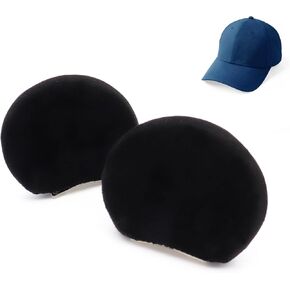 Mini Magnetic Mouse Ears for Any Cap, Mouse Ears Magnetic Magic Ears for Men, Women, Boys, Girls, Lightweight Magic Ears Hat Clip (with Bow) Black