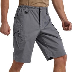 Men's Stretch Cargo Shorts Lightweight Water Resistant Hiking Shorts Tactical Work Shorts with Multi Pockets in Kuwait