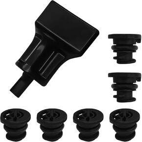 6pcs قابس تصريف زيت محرك السيارة مع أداة إزالة توصيل تصريف الزيت ، OEM#06L103801 مجموعة إصلاح توصيل تصريف الزيت ، قابس مصفاة للزيت مقلاة متوافقة مع فولكس واجن ، أودي ، أودي ، مقعد الجولف باسات