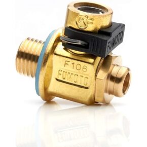 F105S: FUMOTO® VALVE 20MM-1.5 WITH SHORT NIPPLE WITH LC-10