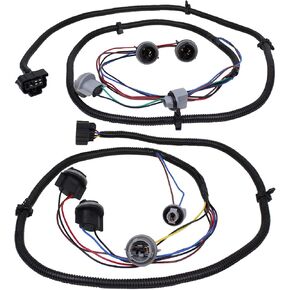 ApplianPar 2Pcs Rear Driver and Passenger Side Tail Light Wiring Harness for Silverado 1500 2500 3500 2003 2004 2005 2006 2007