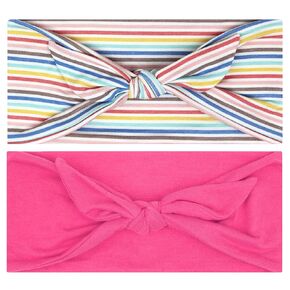 Maven Thread Women's No-Slip Sweat-Wicking Bow Headbands for Exercise and Yoga, 2-Pack, Dream
