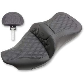 Saddlemen Road Sofa LS Extended Reach Seat with Driver Backrest 808-07B-184BR