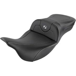 Saddlemen SADDLEMEN 0801-1189 808-07B-186 Extended Reach Road Sofa Seat Carbon Fiber 08+ TOURING MODELS BLACK CARBON FIBER
