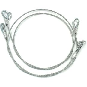 2pcs Gorilla Lift replacement Gorilla Cables install with EZ cable Clips tailgate assist parts 15 minute