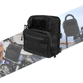 Motorcycle Tool Bag Handlebar Bag Saddlebag Sissy Bar Bag Front Fork Storage Bag Universal Fit For Harley Touring Softail Dyna Sportsters Yamaha Suzuki Kawasaki