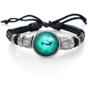 WUSHIMAOYI Little Mermaid Bracelet Mermaid Jewelry Beauty Bracelet Cute bracelet Customize Your Own Style