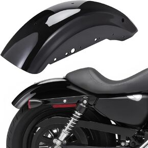 Gloss Black Motorcycle Fender for Harley Sportster 883 1200 Iron 883