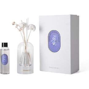 Home & Office Art Decoration Reed Diffuser,4oz(120ml),Preserved Flower Diffuser Oil Gift Set (Autumn Vibes)