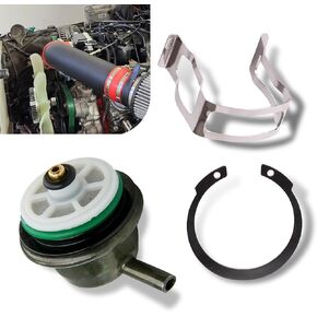 1 PC Car Fuel Pressure Regulator Kit, Injection Regulation Service Valve Damper Fuel Pressure Sensor with Clips Clamp Rings, OEM Number 89060422, for Chevrolet Buick Cadillac (Multicolored)