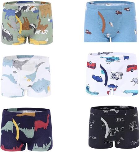 benetia Boys' Soft Cotton Underwear 6-8-9 Pack in Kuwait