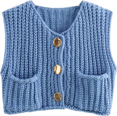 Women's Y2K Summer Button Down Sweater Cardigans Shirts Short Sleeve Knitted Blouse Top Going Out Cropped Knit Tops in Saudi Arabia