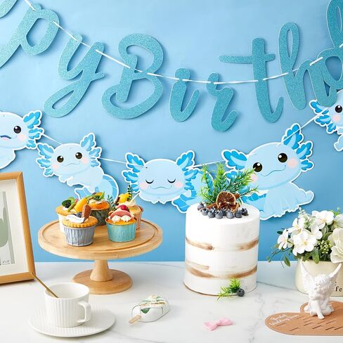 2 قطعة لافتة عيد ميلاد Axolotl زينة عيد ميلاد Axolotl إكليل عيد ميلاد سعيد من Axolotl إكليل عيد ميلاد وردي كرتوني لعيد الميلاد من Axolotl هدايا للحفلات للأطفال والبنات والصبيان والزواحف وأعياد ميلاد الأطفال in Kuwait