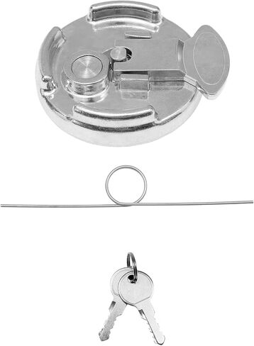 قفل غطاء الوقود (2pcs) ، متوافق مع 1996-2018 Freightliner Cascadia Columbia Century Coronado 1/4 Turn Lock Gas Cap ، 3in cap fue diesel cap ، w/keys | 03-37017-002 0337017002 600149 in Kuwait