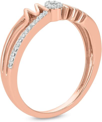 Cali Trove Mothers Day Birthday Gifts For Mom | 1/10ct Diamond Mother Ring for Women in Yellow Gold | Choose from 10k Yellow Gold Rings for Mom &14kt Gold Vermeil Silver Rings | Jewelry Gift for mom in Saudi Arabia