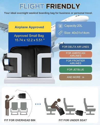 wepadre Small Travel Backpack Carry on Flight Approved Personal Item Travel Bag Carry on Backpack for Women Work Laptop Backpack for Traveling Personal Bags for Airplanes Mochila De Viaje in Kuwait