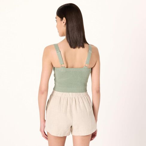 The Drop Women's Standard Zadie Cropped Sweater Tank in Saudi Arabia