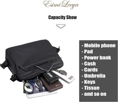 Lightweight Mens Messenger Bag Crossbody Waterproof Sling Shouler Bag for Men in Kuwait